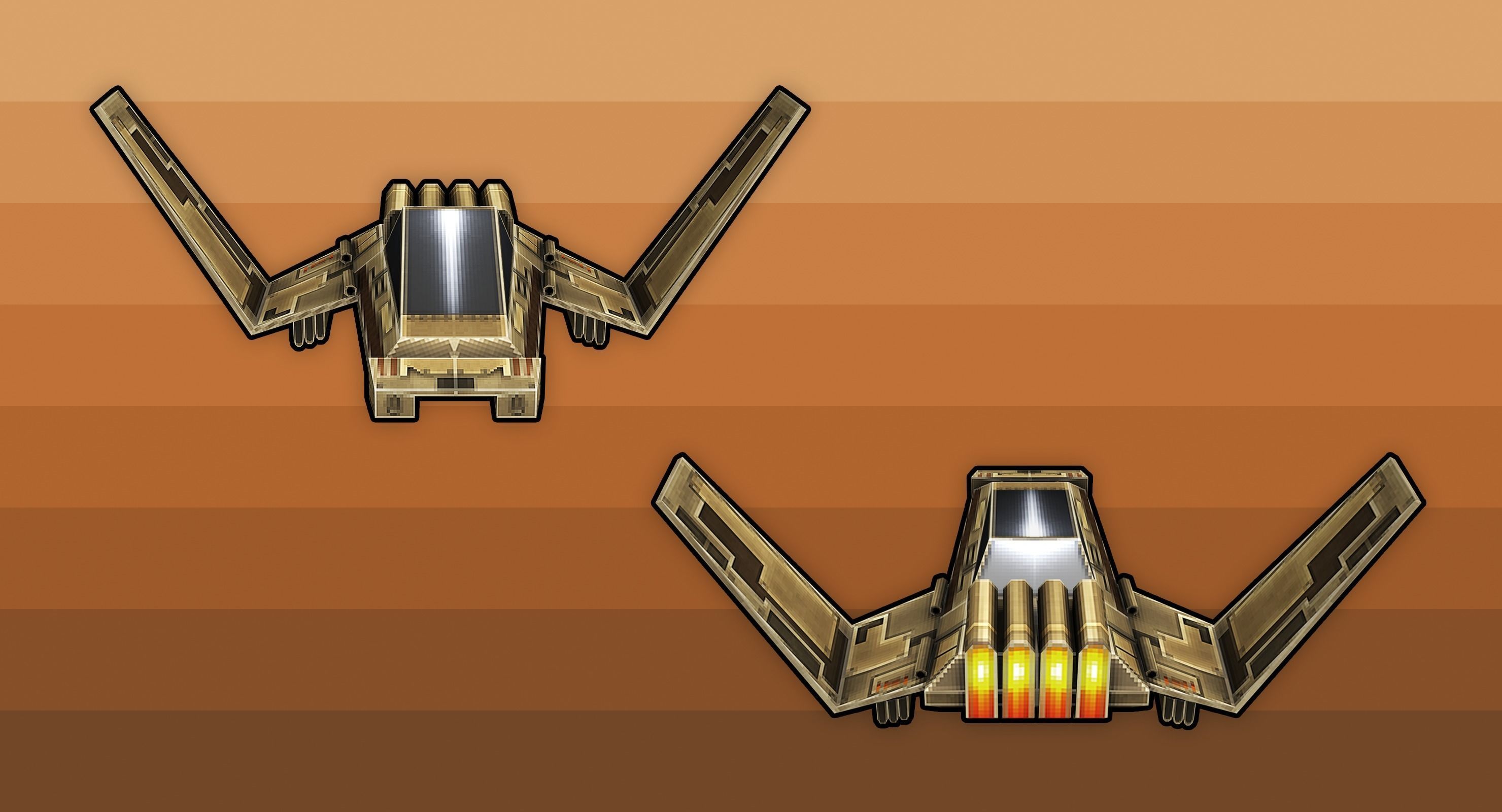 SCRAPDOG Short Range Fighter Low-poly 3D model_3