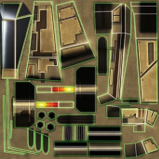 SCRAPDOG Short Range Fighter Low-poly 3D model_4