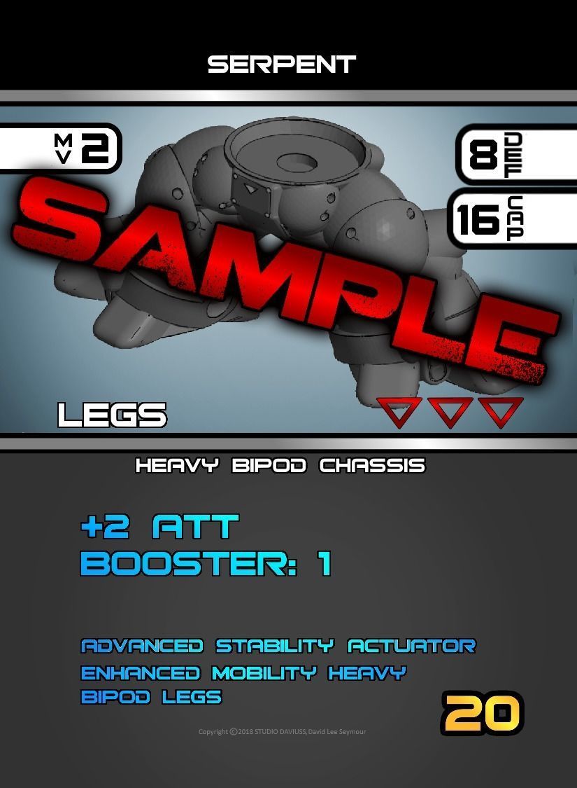 CHIBI-TECH SD - SERPENT CHASSIS 3D print model_15