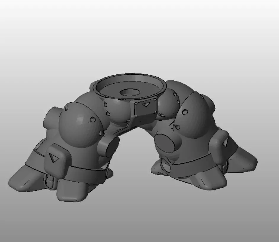 CHIBI-TECH SD - SERPENT CHASSIS 3D print model_0