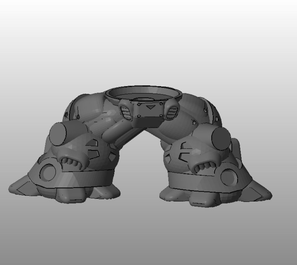 CHIBI-TECH SD - SERPENT CHASSIS 3D print model_1