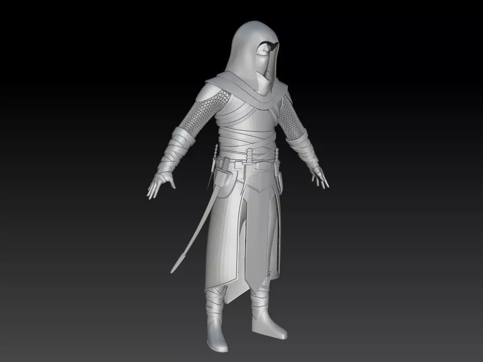 Warrior Man 3D model