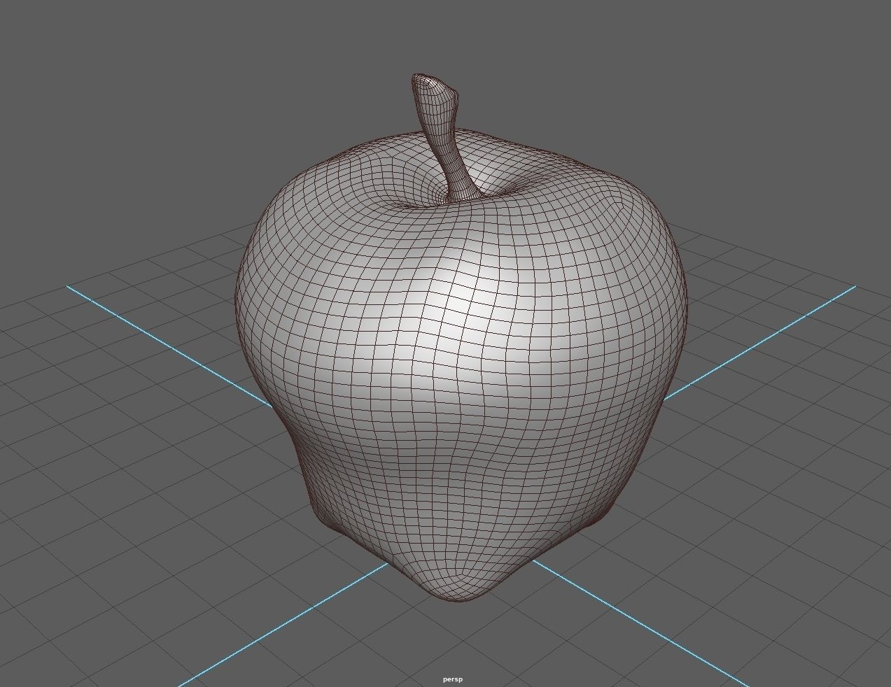 Apple fuit I PBR I Subdiv - Ready 3D model Free low-poly 3D model_1