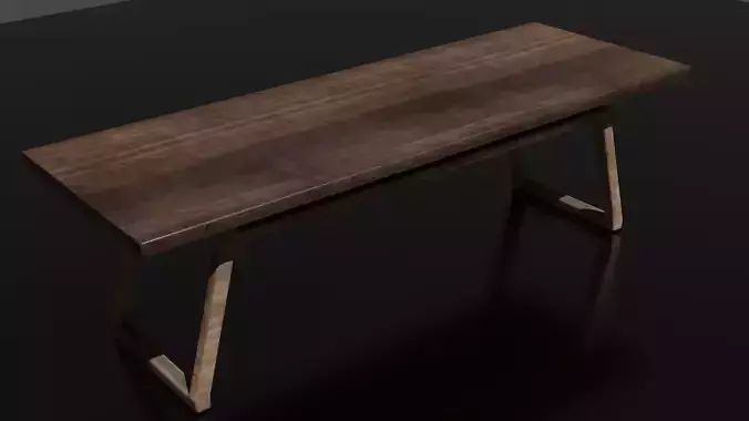 wooden table