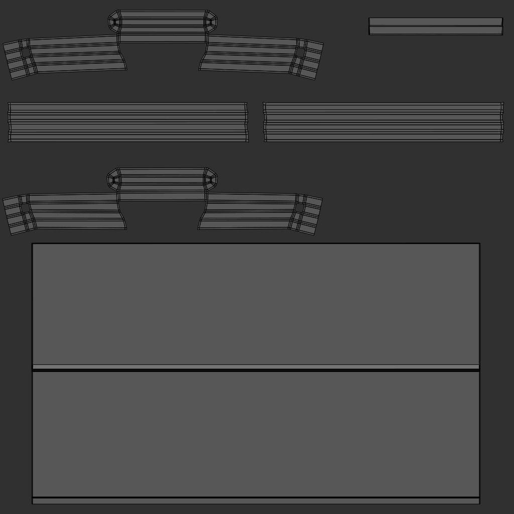 wooden table 3D model_25
