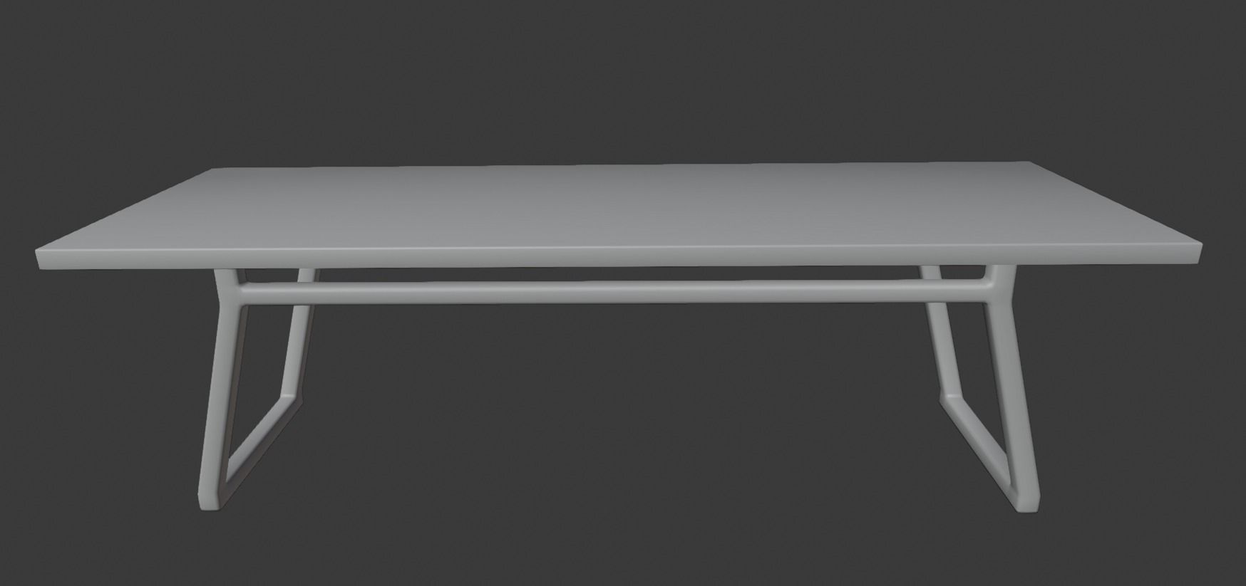 wooden table 3D model_18