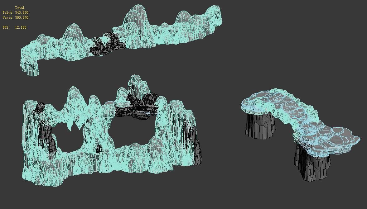 Kunlun Mountains - Mountain 01 3D model_3