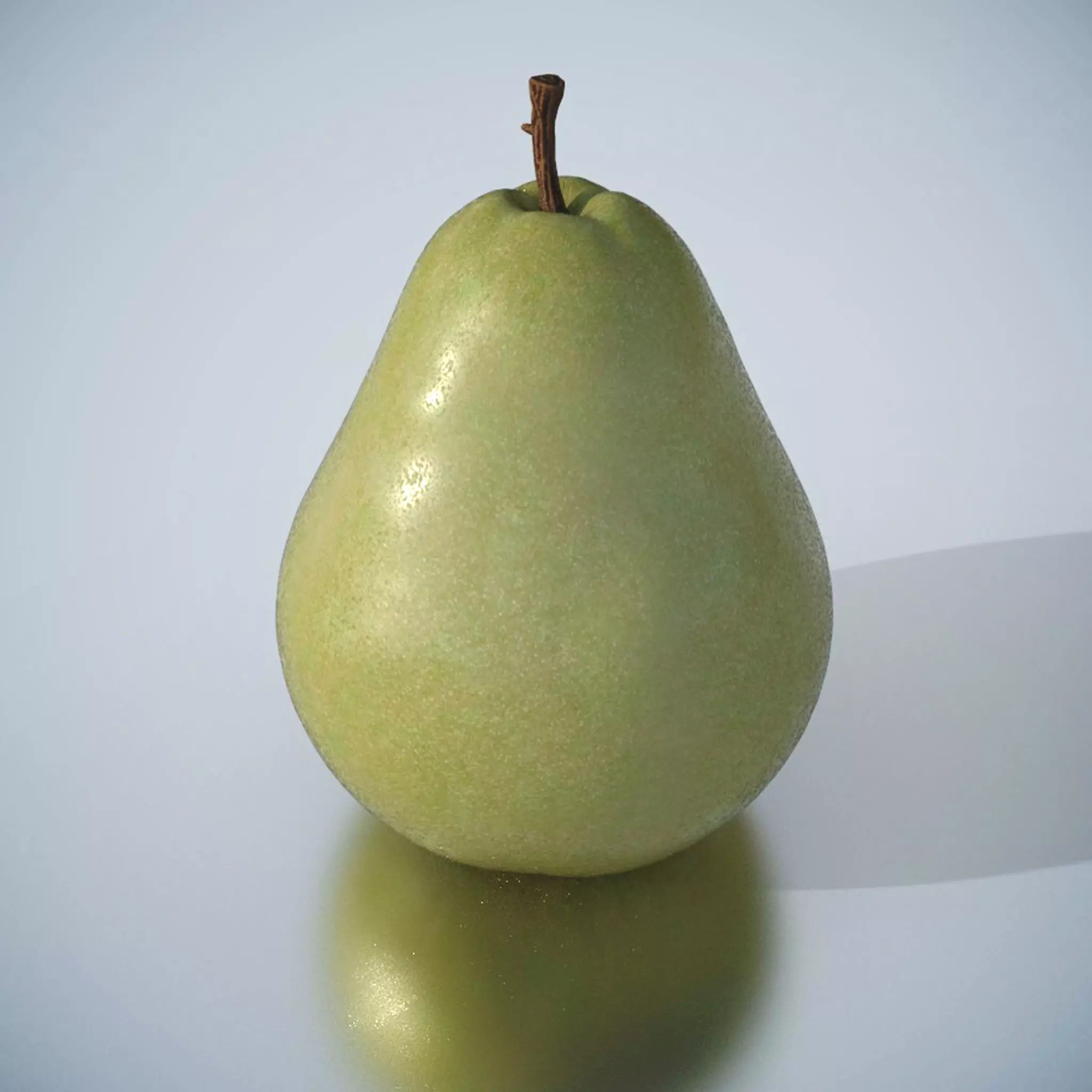 Pear fruit I PBR I Subdiv - Ready 3D model Low-poly 3D model_0