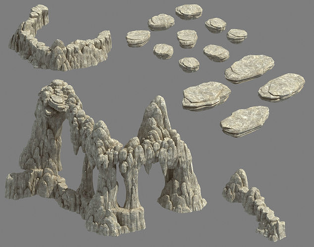 Kunlun Mountains - Mountain 04 3D model