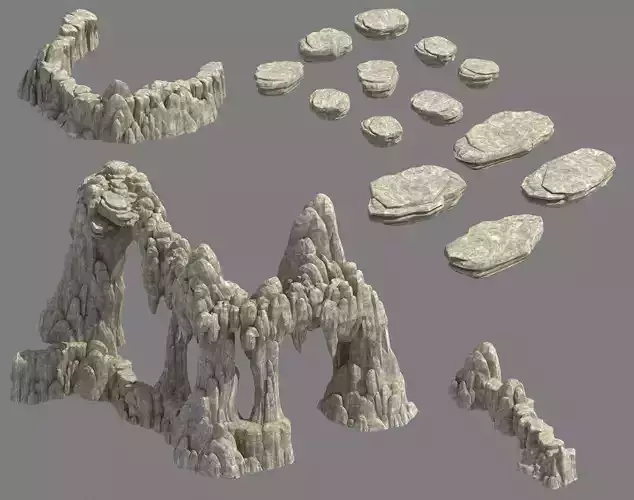 Kunlun Mountains - Mountain 04 3D model