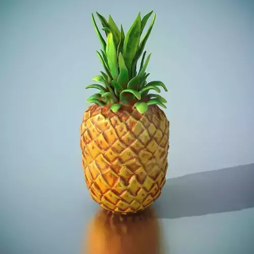 Pineapple fruit  I PBR I Subdiv - Ready 3D model