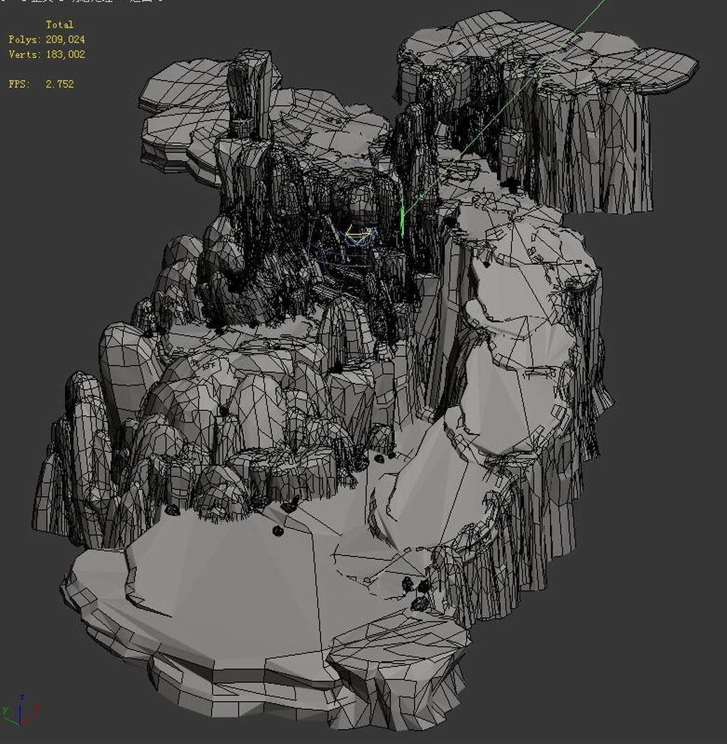 Kunlun Mountains - Rock 01 3D model_3