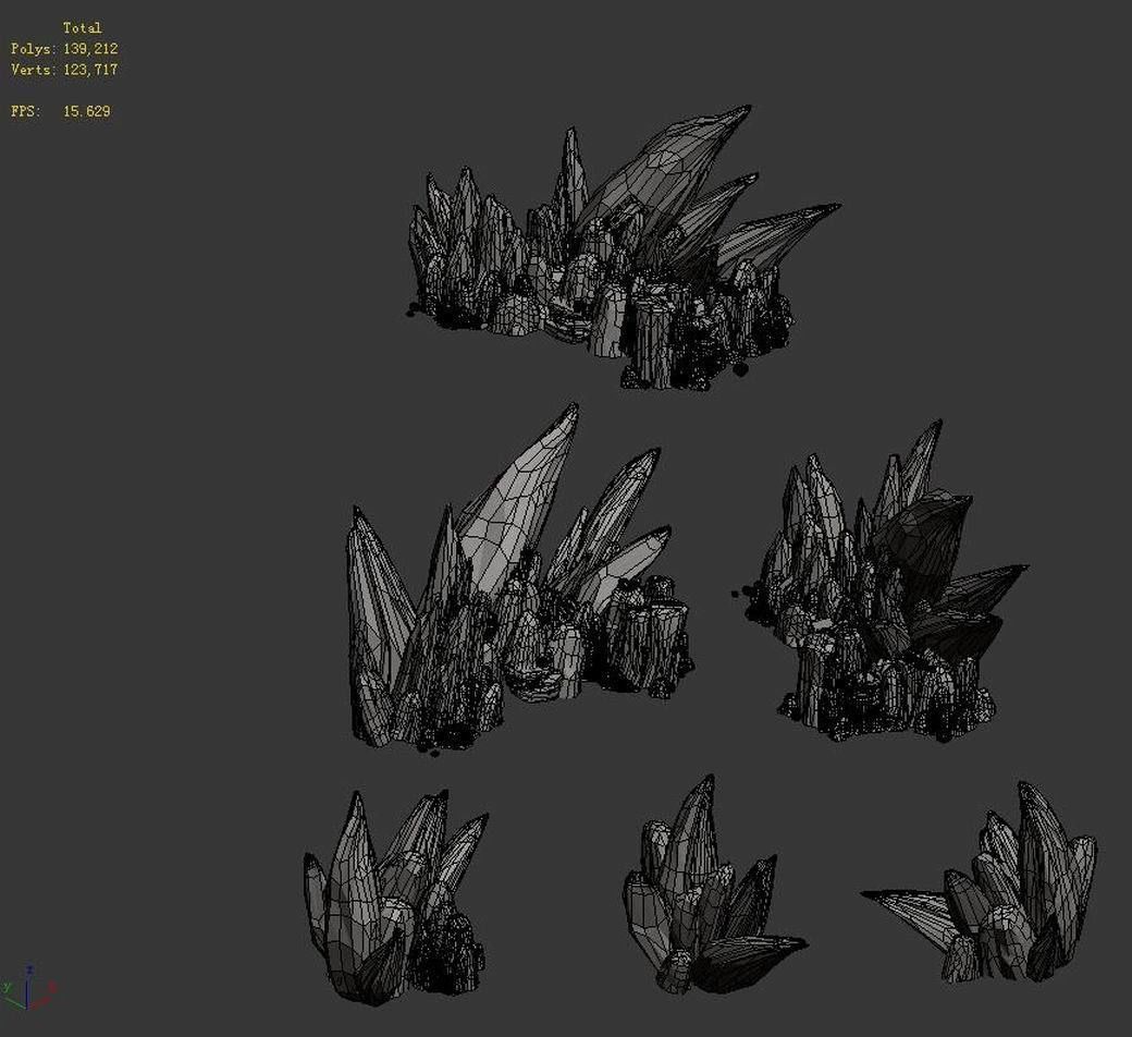 Kunlun Mountains - Rock 05 3D model_3