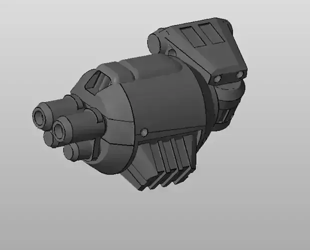 CHIBI-TECH SD - DED ARM-A 3D print model