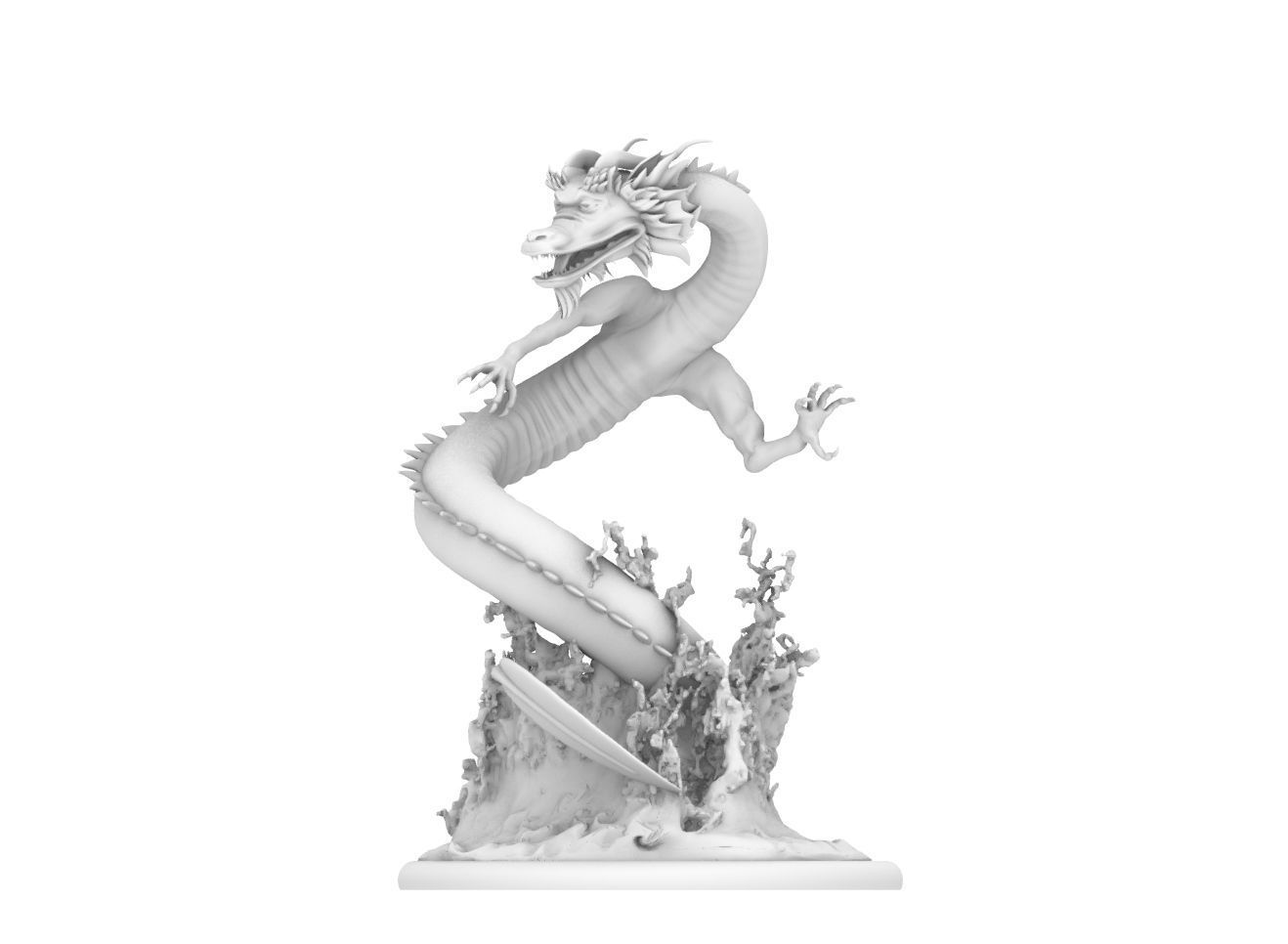 chinese  dragon 3D print model_1