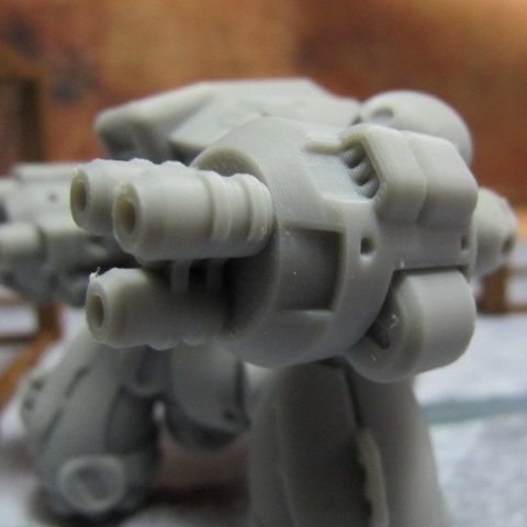CHIBI-TECH SD - TRIDENT ARM-A VULCAN   3D print model_1