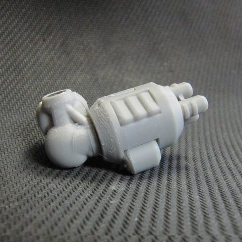 CHIBI-TECH SD - TRIDENT ARM-A VULCAN   3D print model_6