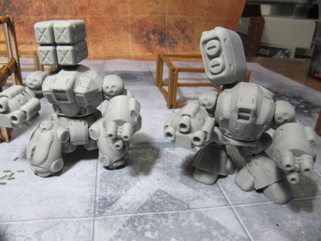 CHIBI-TECH SD - TRIDENT ARM-A VULCAN   3D print model_3