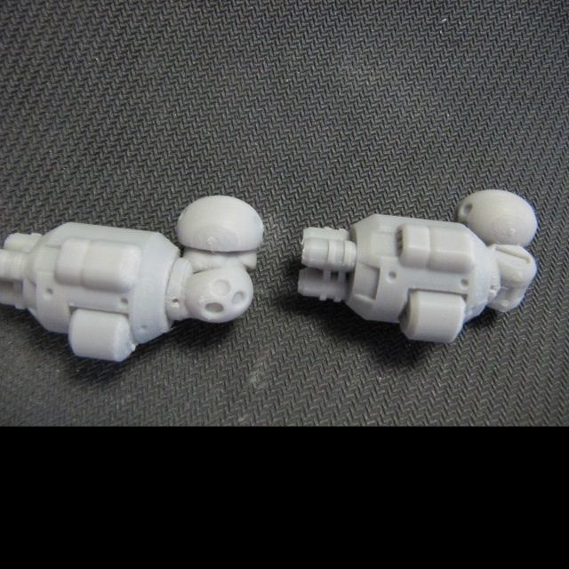 CHIBI-TECH SD - TRIDENT ARM-A VULCAN   3D print model_7