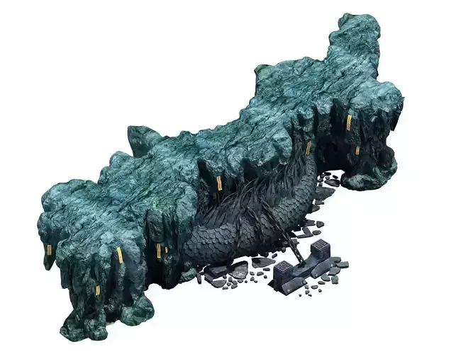 Trapped Dragon Cave - Mountain 01