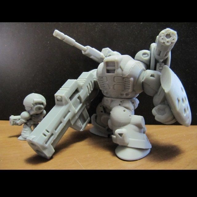 CHIBI-TECH SD - MK88 ARM      3D print model_5