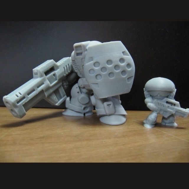 CHIBI-TECH SD - MK88 ARM      3D print model_6