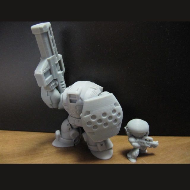 CHIBI-TECH SD - MK88 ARM      3D print model_7