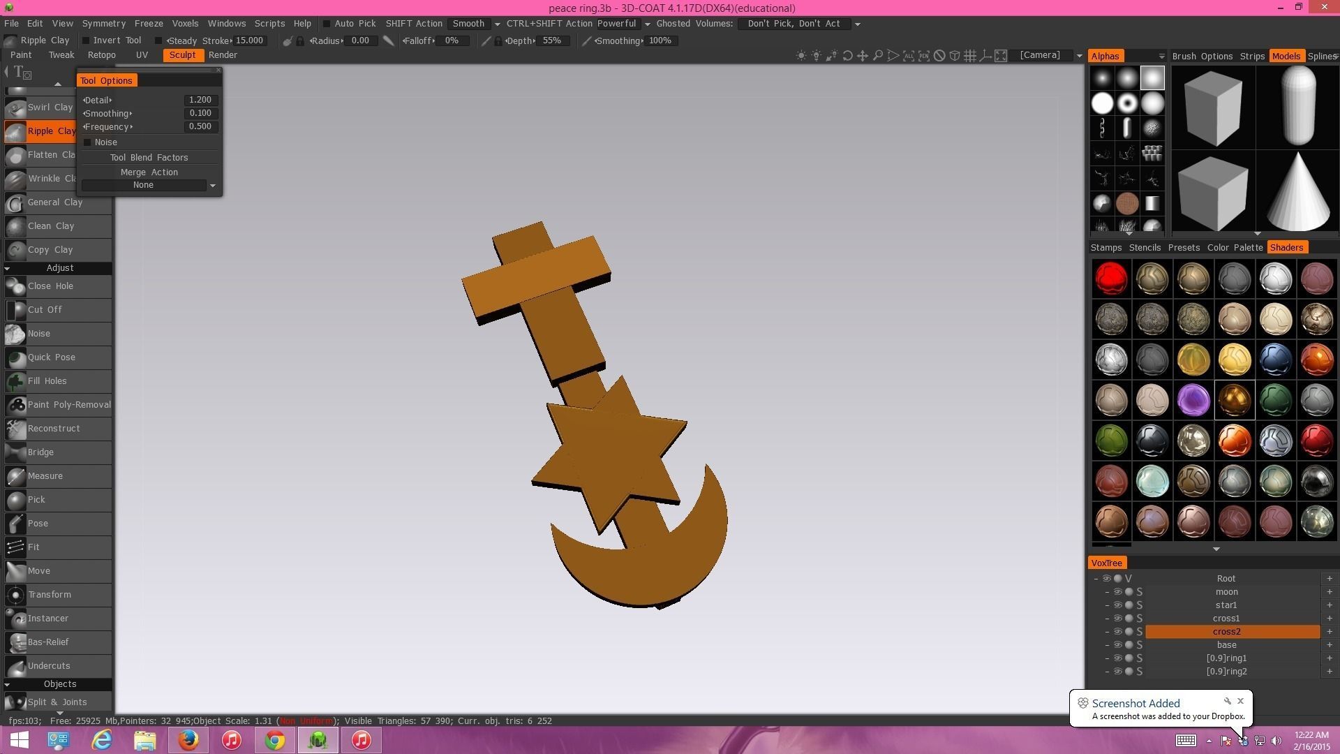 Moon - file is ONLY the moon shape shown in this picture  Free 3D model_0