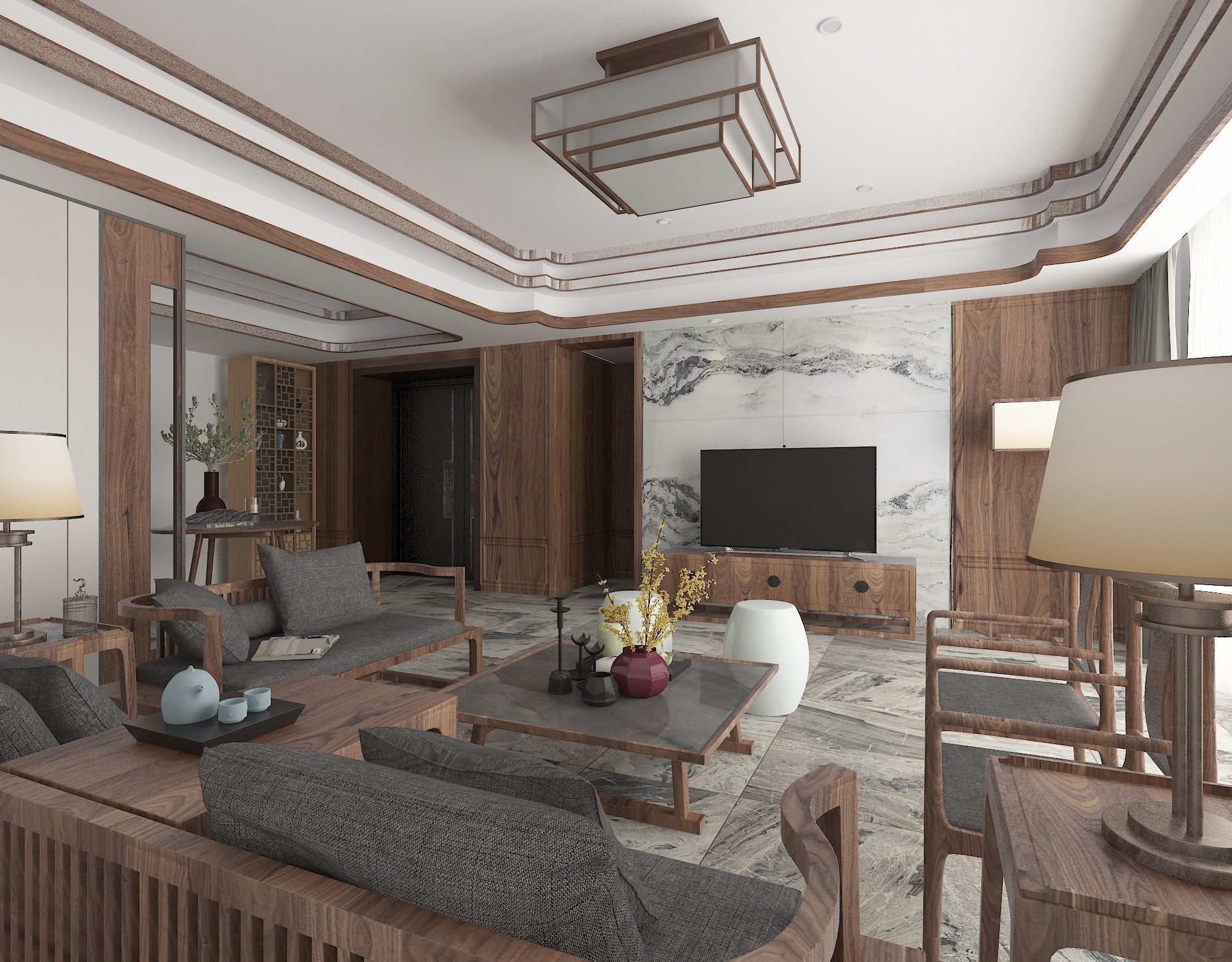 Modern Apartment 3D model_3