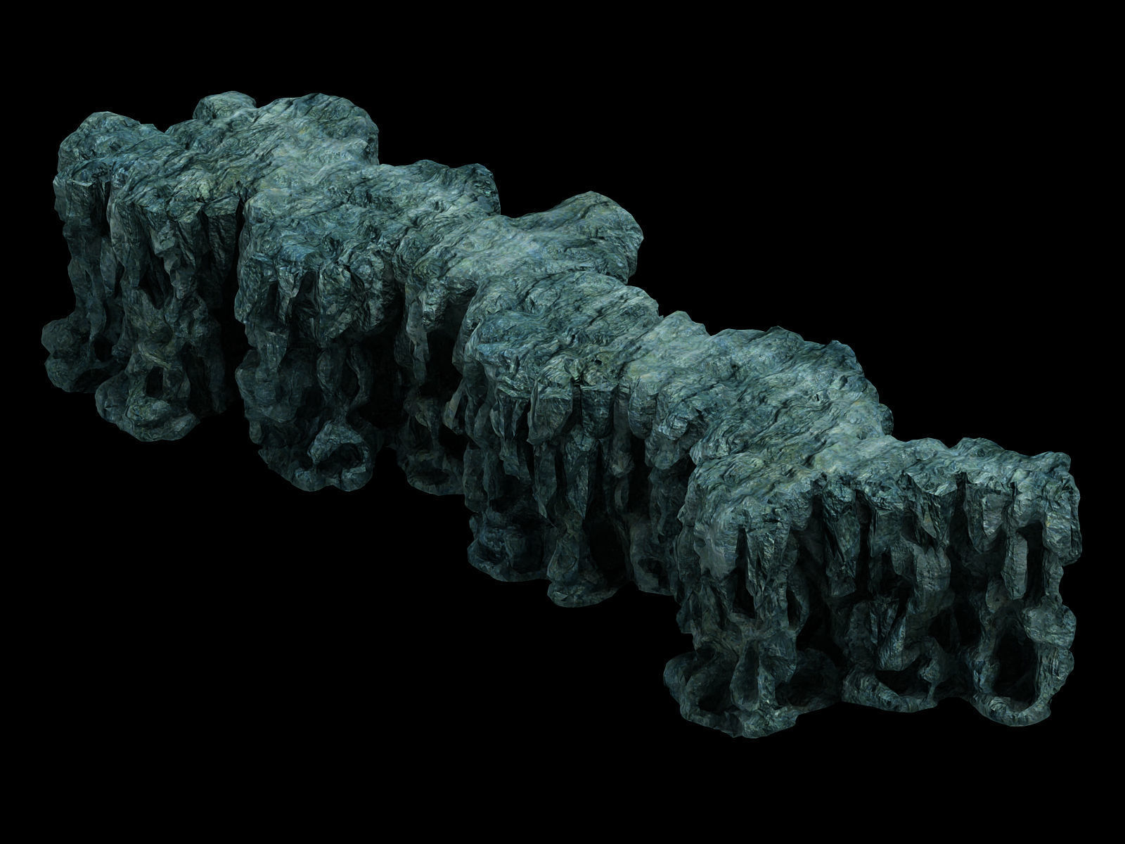 Trapped Dragon Cave - Mountain 05 3D model_3