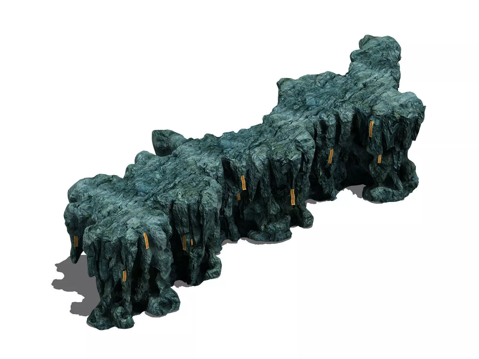 Trapped Dragon Cave - Mountain 07 3D model_0