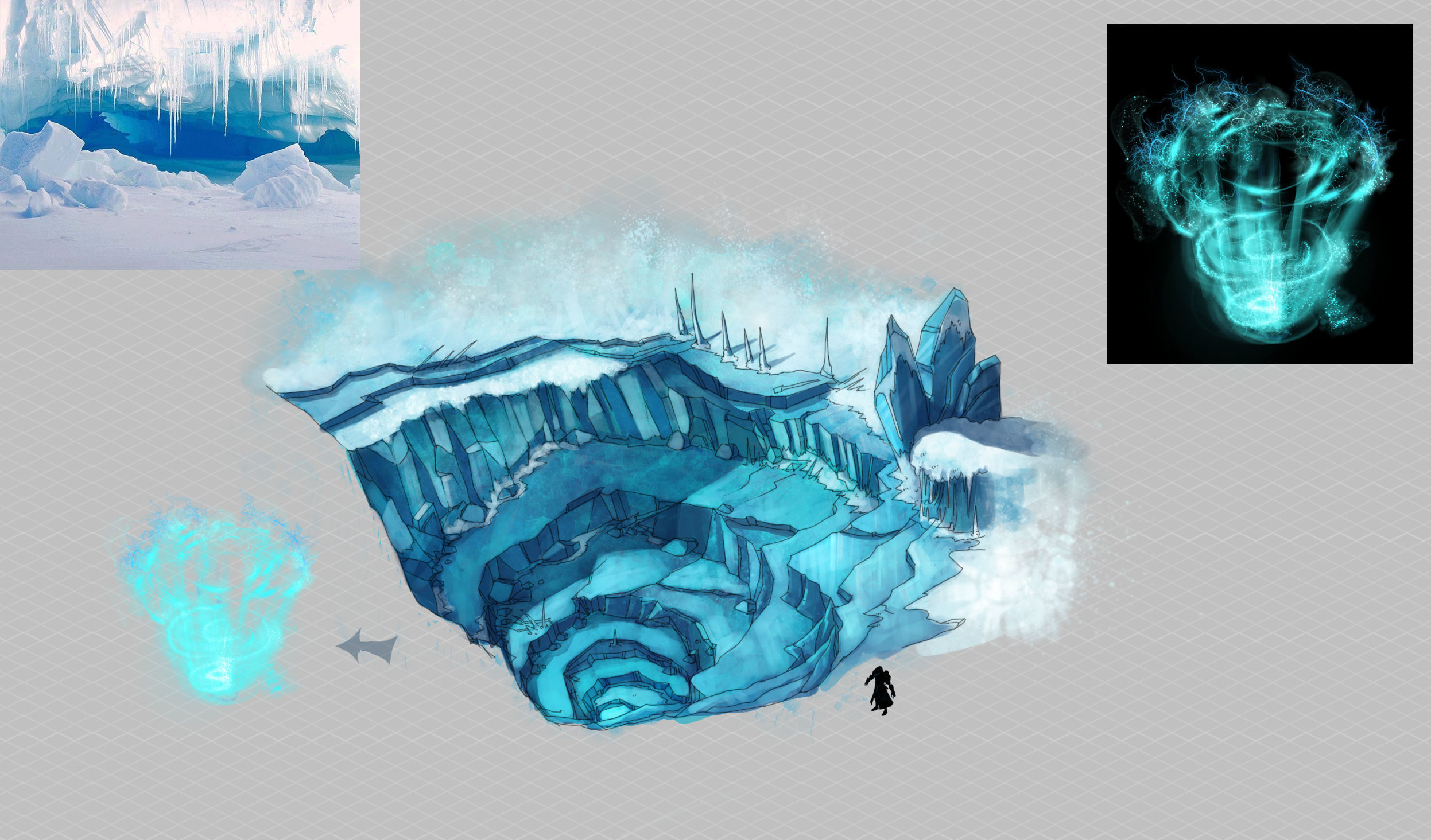 Cold wind highland - ice hole 01 3D model_2