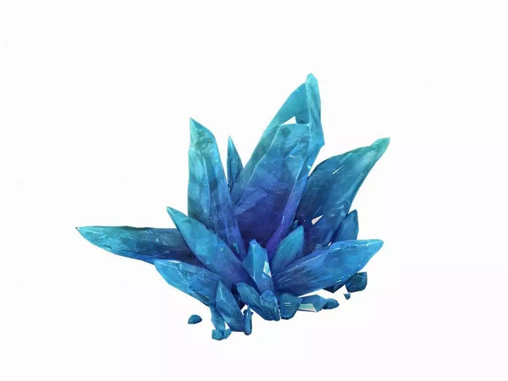 Cold wind highland - crystal 01 3D model_0