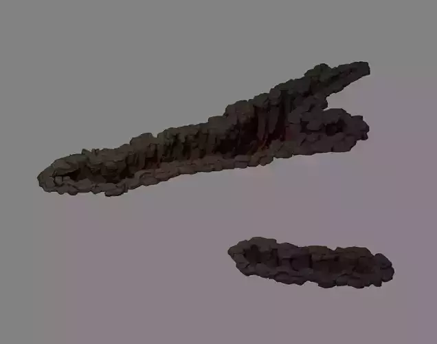 Long main city - outside the city cracked seam 01