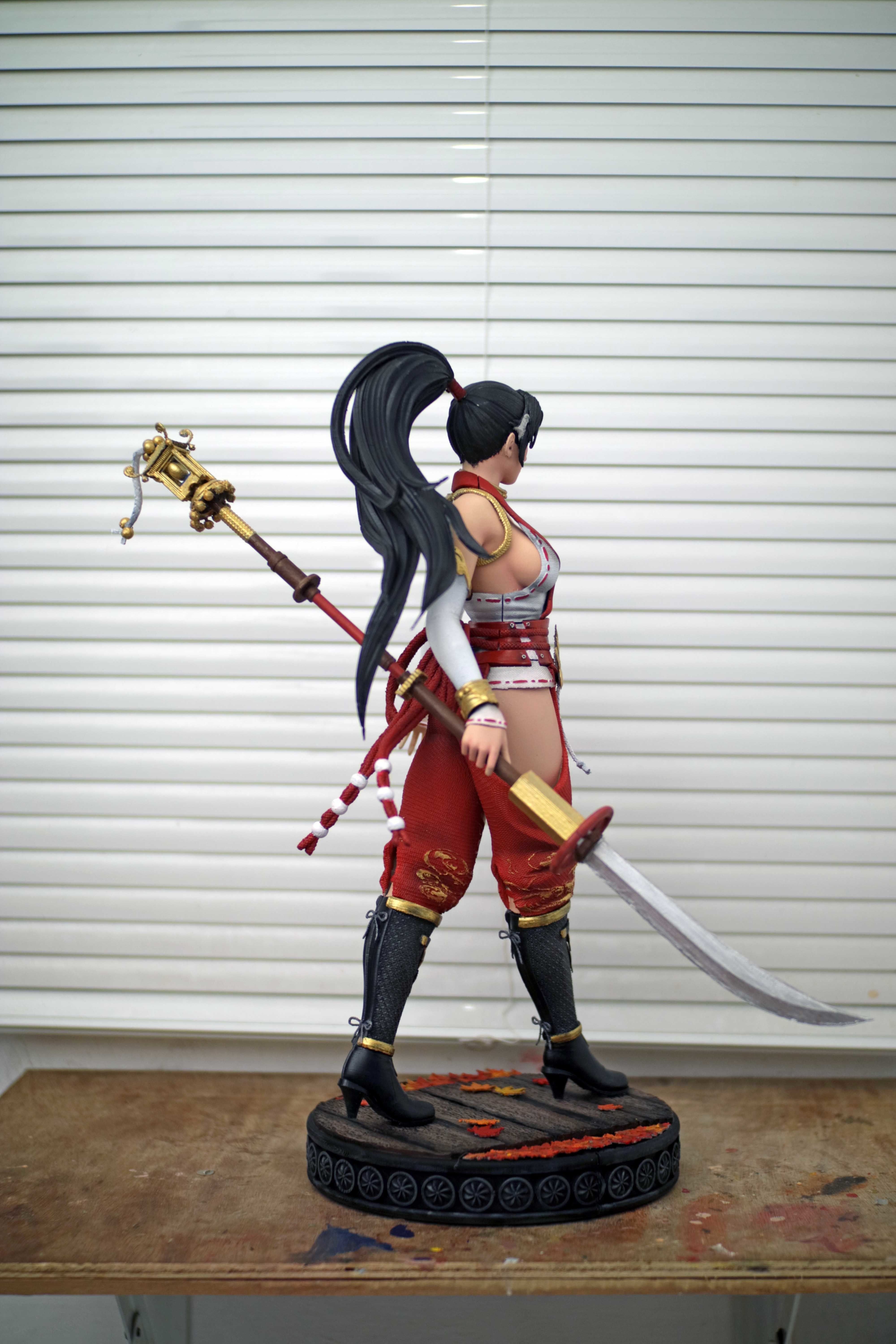 Momiji Dead or Alive Fan Art Statue 3d Printable 3D print model_8