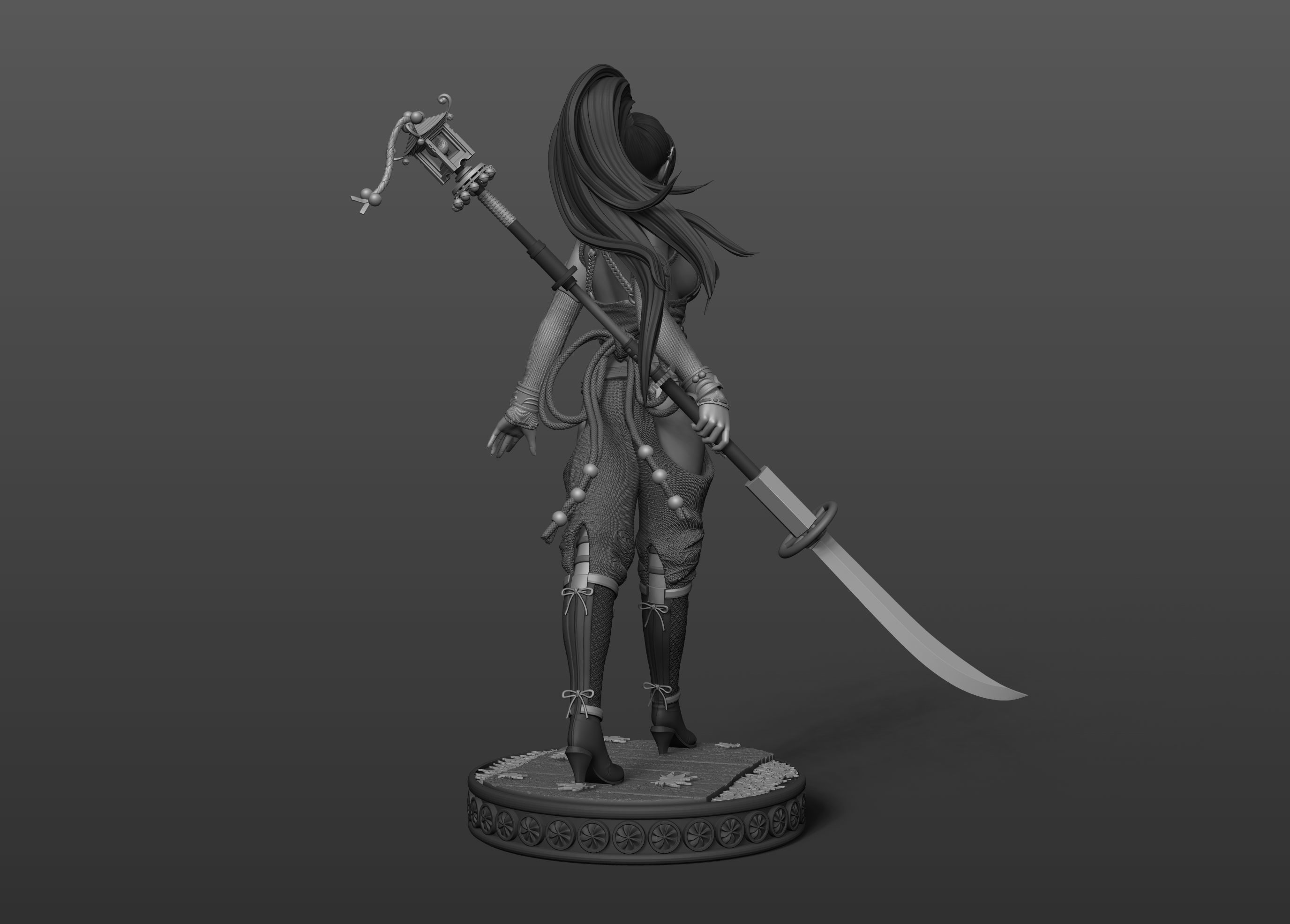 Momiji Dead or Alive Fan Art Statue 3d Printable 3D print model_13