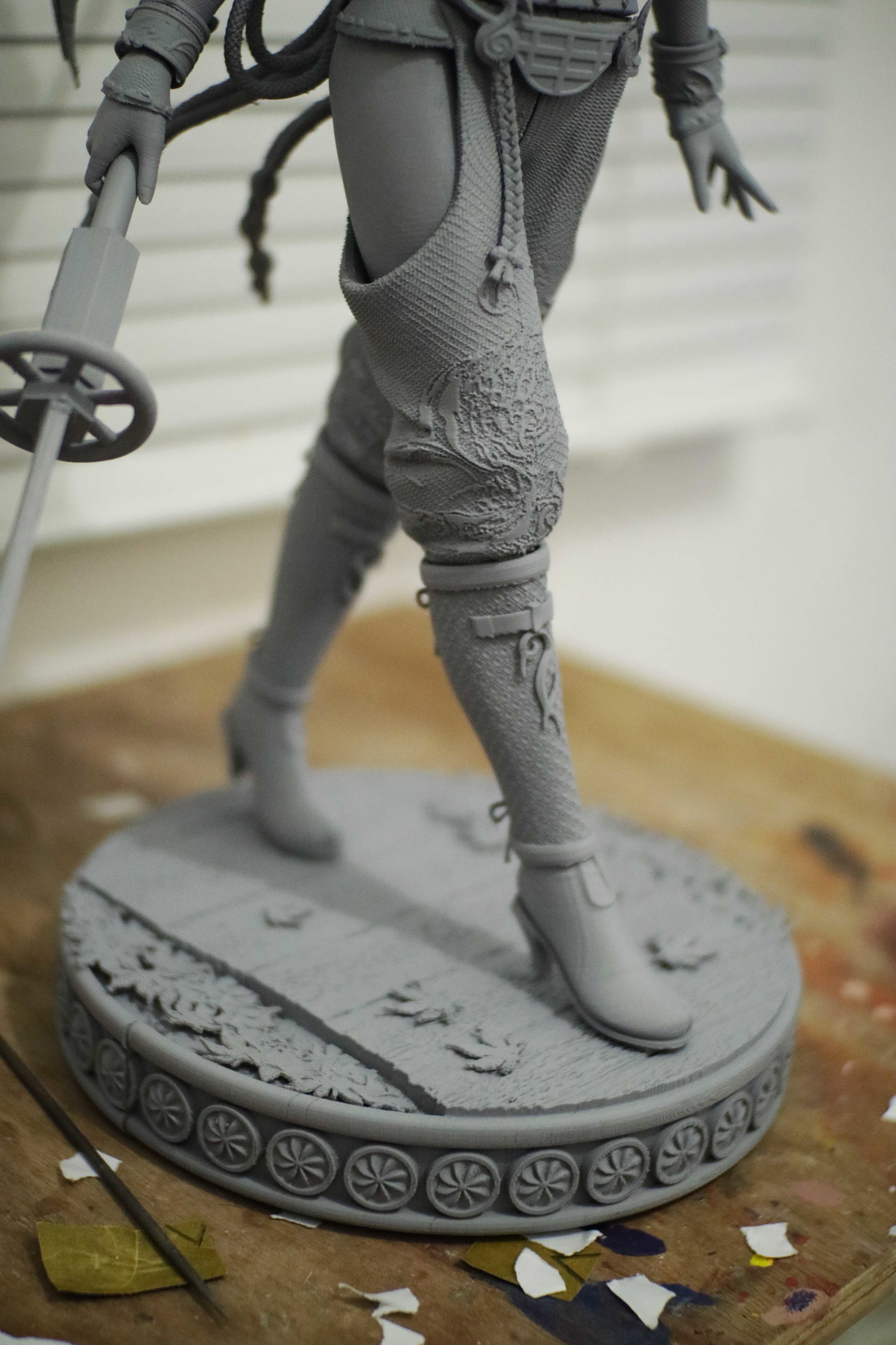 Momiji Dead or Alive Fan Art Statue 3d Printable 3D print model_27