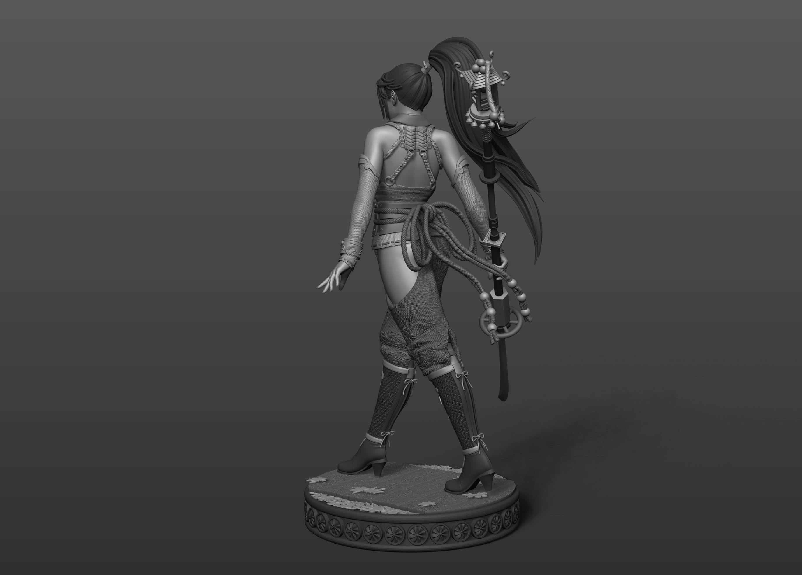 Momiji Dead or Alive Fan Art Statue 3d Printable 3D print model_14