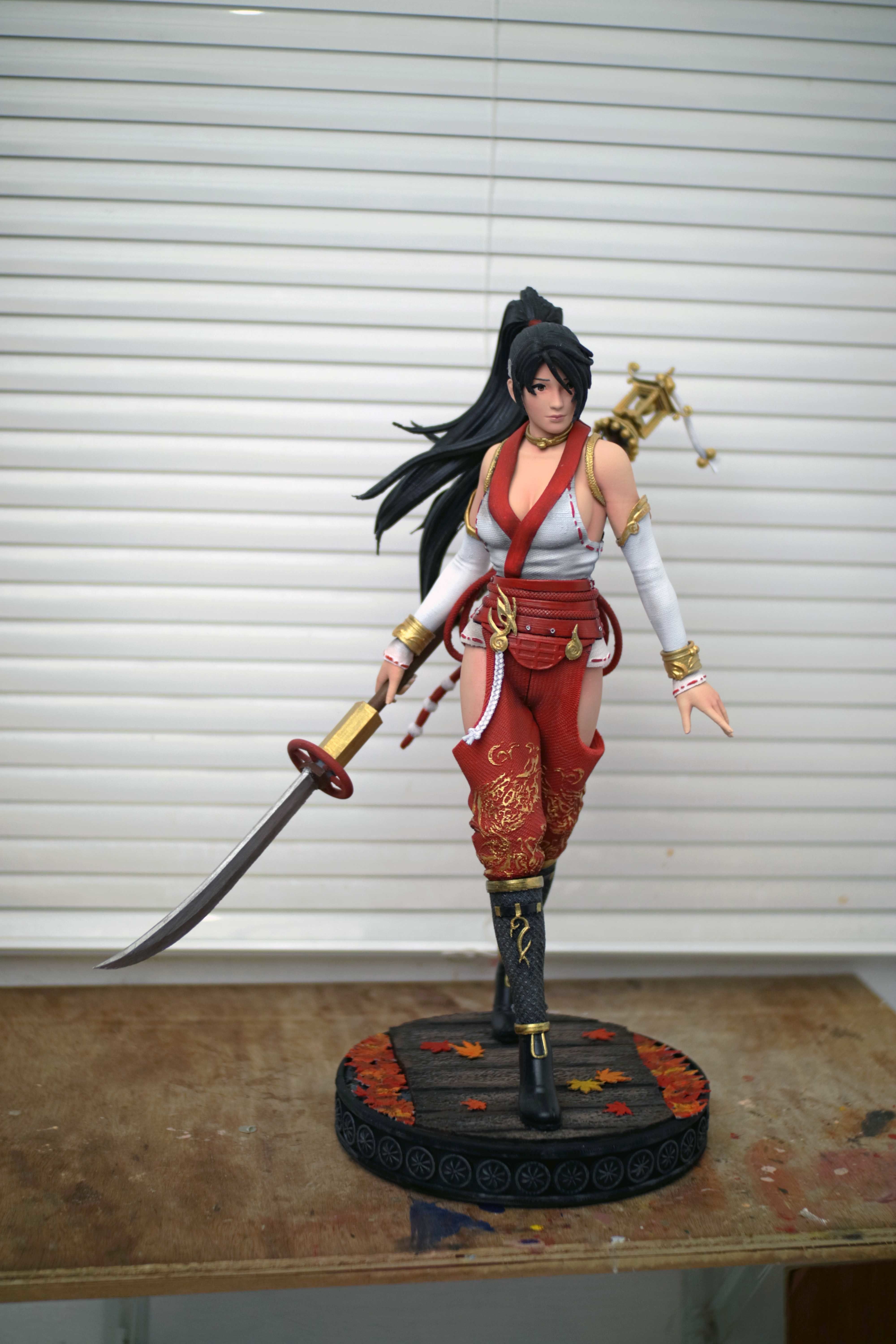 Momiji Dead or Alive Fan Art Statue 3d Printable 3D print model_4