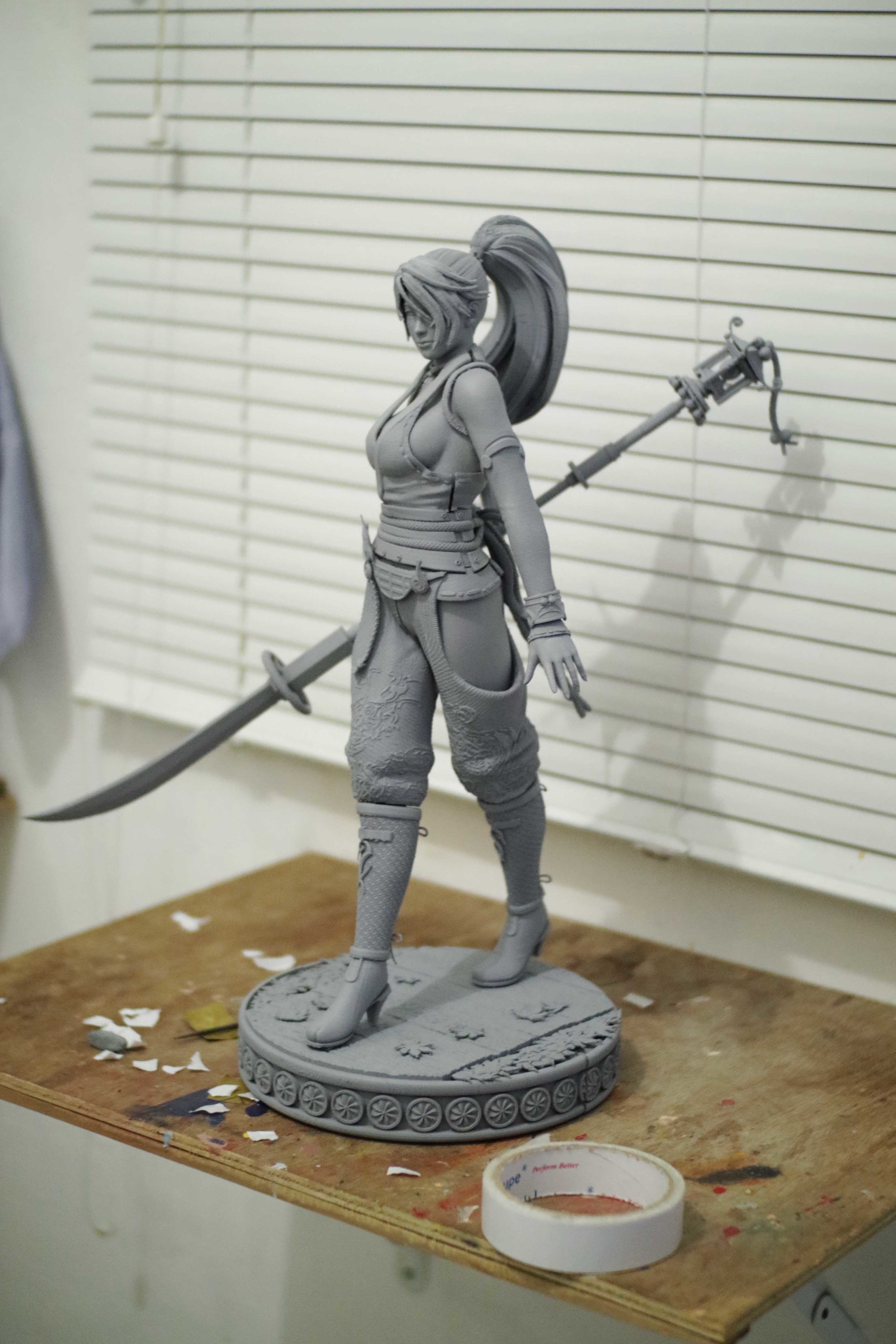 Momiji Dead or Alive Fan Art Statue 3d Printable 3D print model_23
