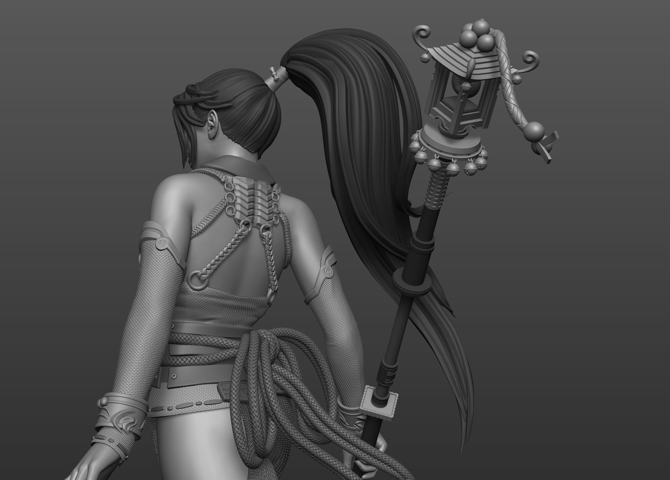 Momiji Dead or Alive Fan Art Statue 3d Printable 3D print model_19