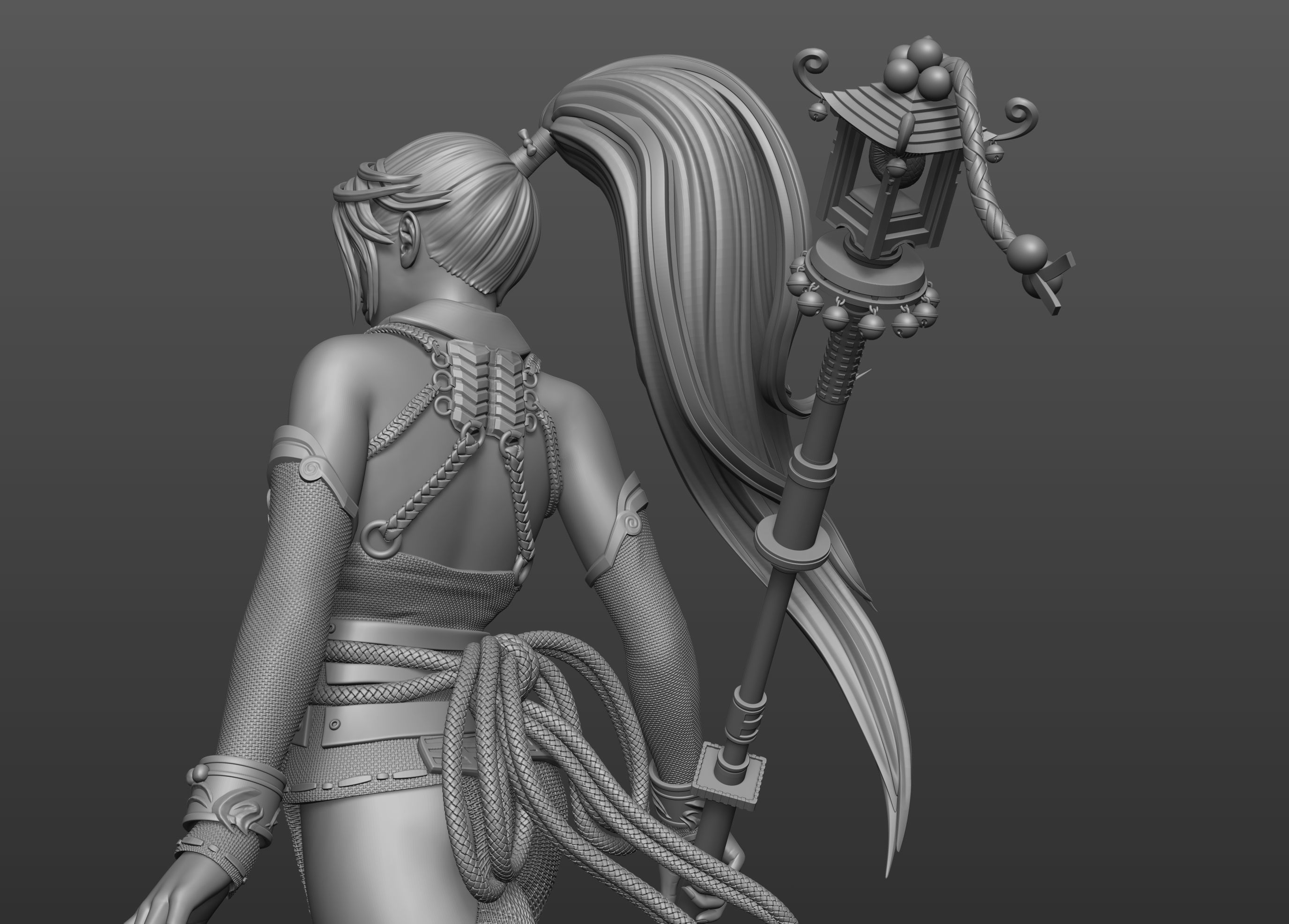 Momiji Dead or Alive Fan Art Statue 3d Printable 3D print model_20
