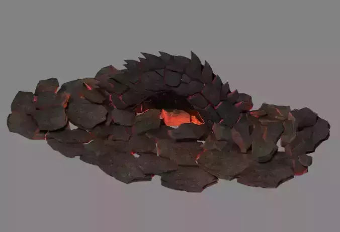 Dragon are the main city - outside the city protruding body 02