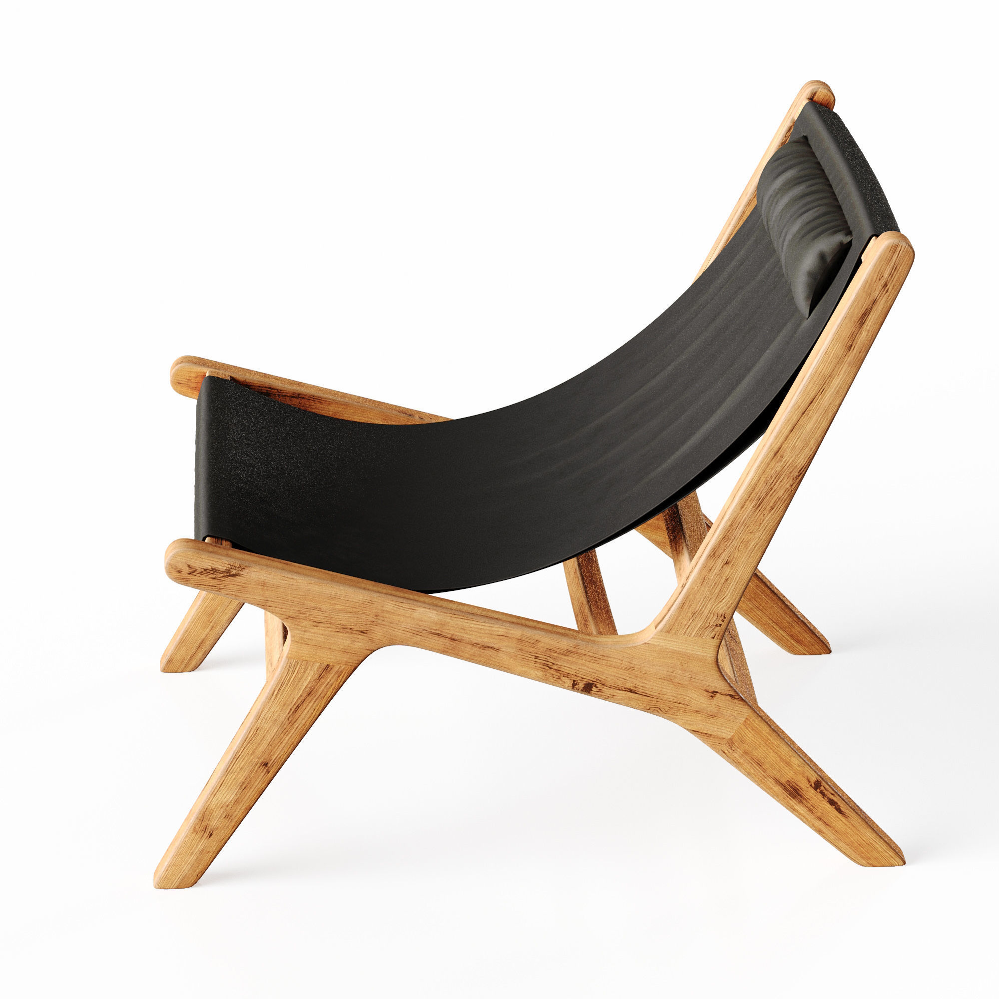 Nairobi Garden Armchair No3 Low-poly 3D model_2