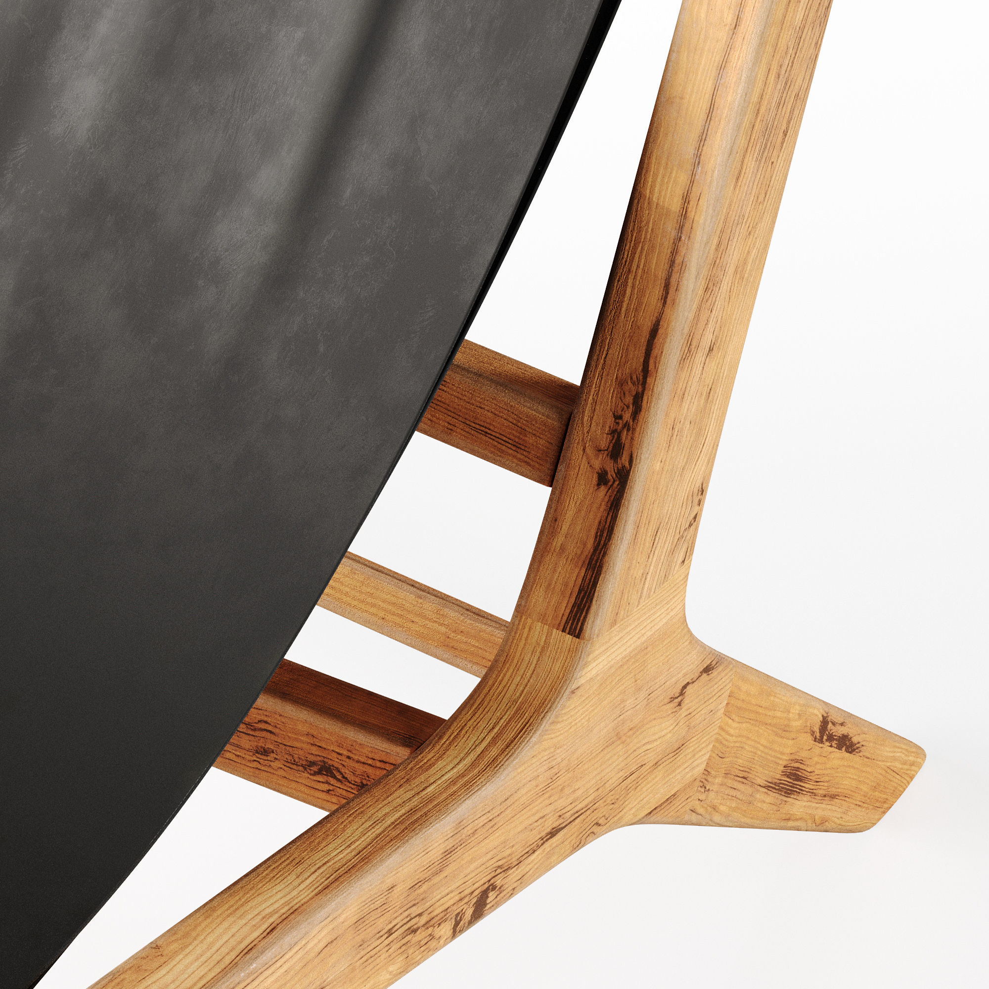 Nairobi Garden Armchair No3 Low-poly 3D model_3