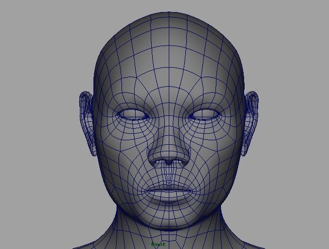 3D Whole Body Male Low Poly UVd Low-poly 3D model_0