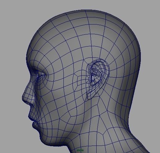 3D Whole Body Male Low Poly UVd Low-poly 3D model_3