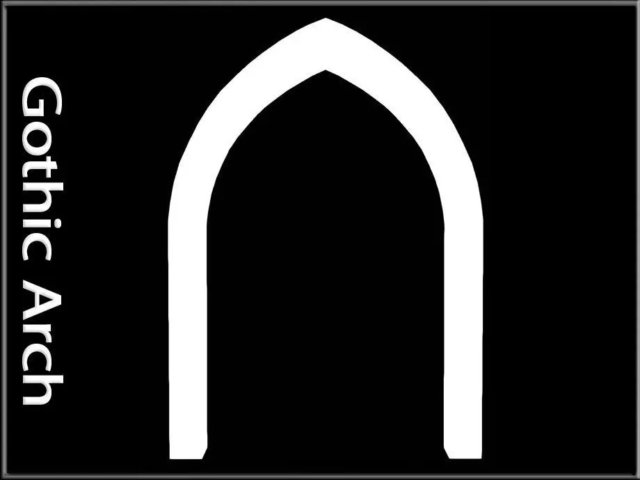 Gothic Arch 02 Low-poly 3D model_0