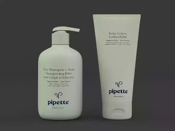 Pipette Baby Shampoo and Lotion