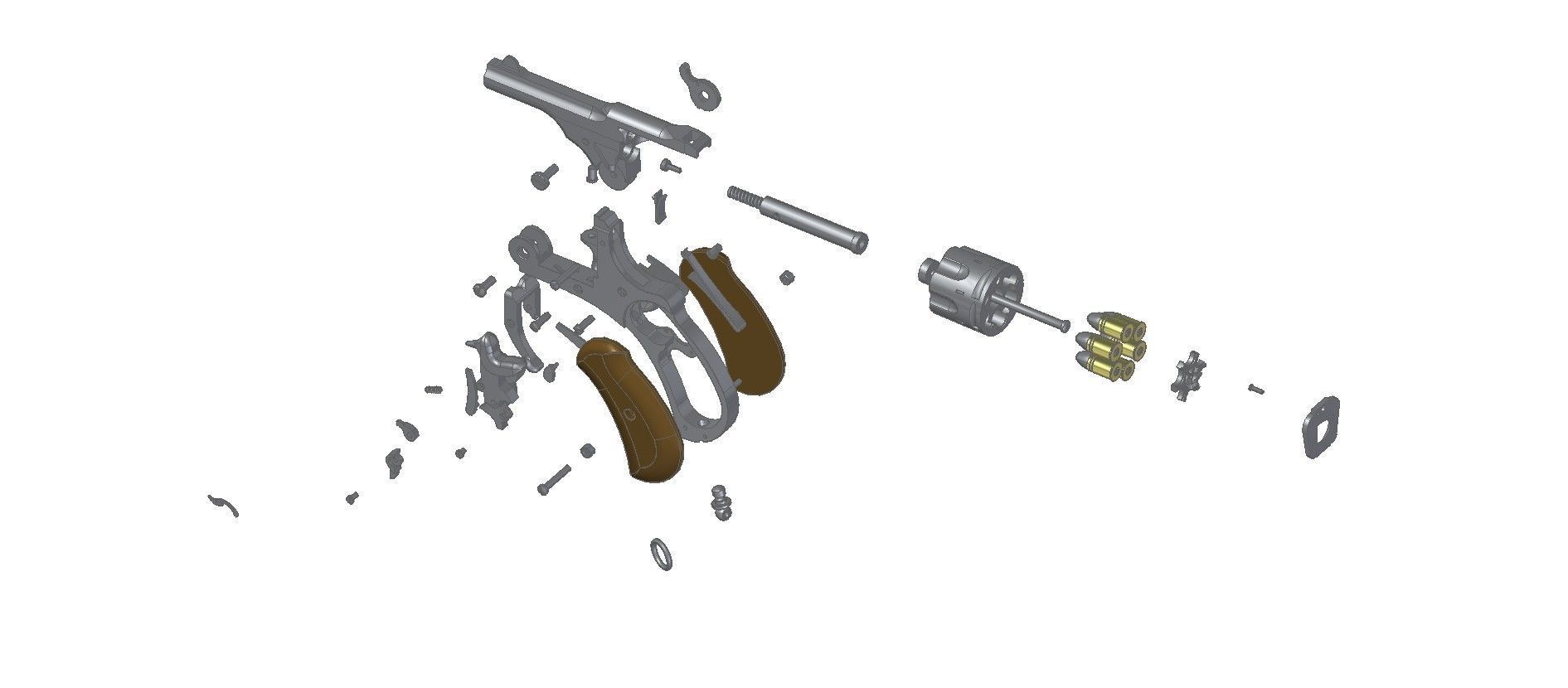 Webley Mk I 3D model_1